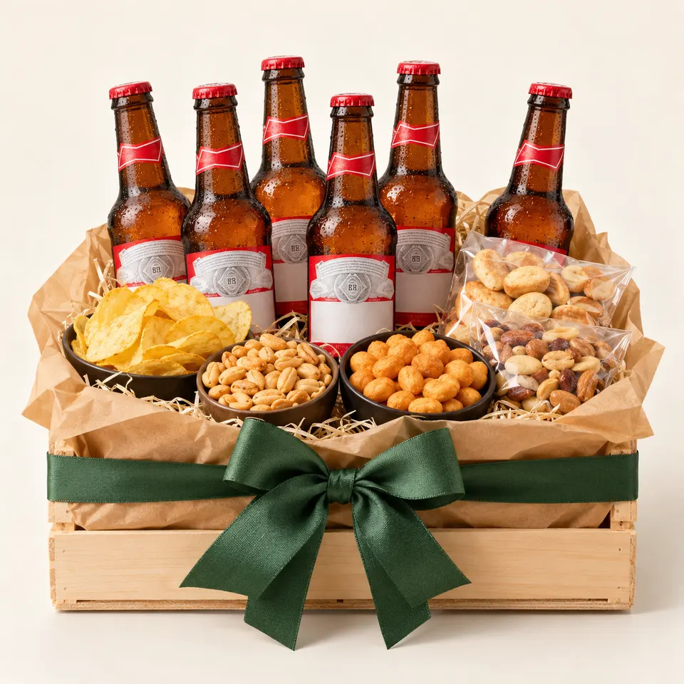 Cesta de Cervejas - Budweiser